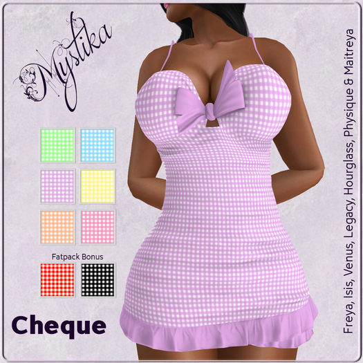~Mystika~ Cheque Mini Fatpack