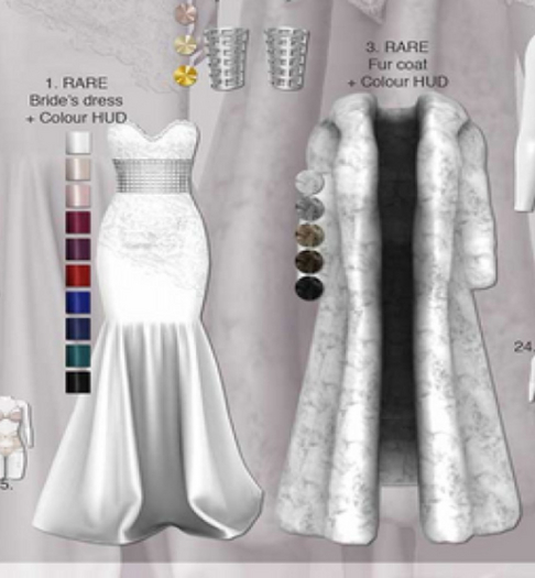 S&P Winter Bride 3. Fur Coat Lara RARE