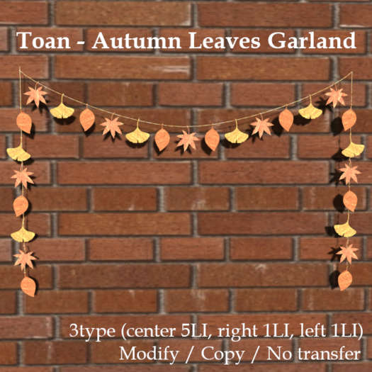 Toan - Autumn Leaves Garland