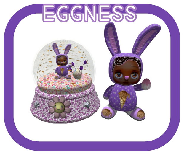 MERCI~EGGNESS GLOBE AND DOLL