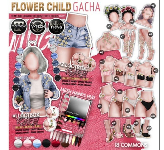 Mug - Flower Child - #12 String Tank Black