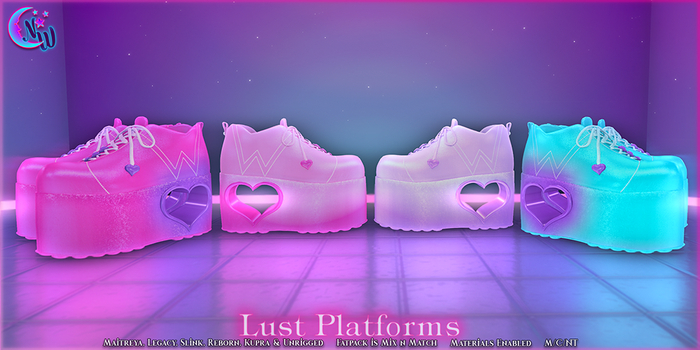 *NeverWish* Lust Platforms - Fatpack