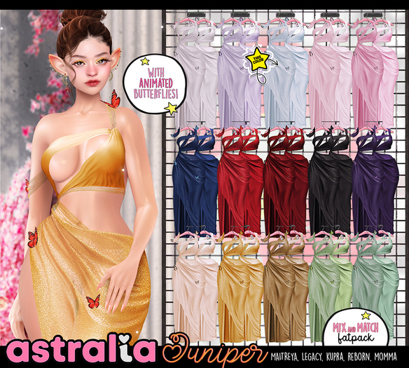 Astralia - Juniper Dress (Powder)