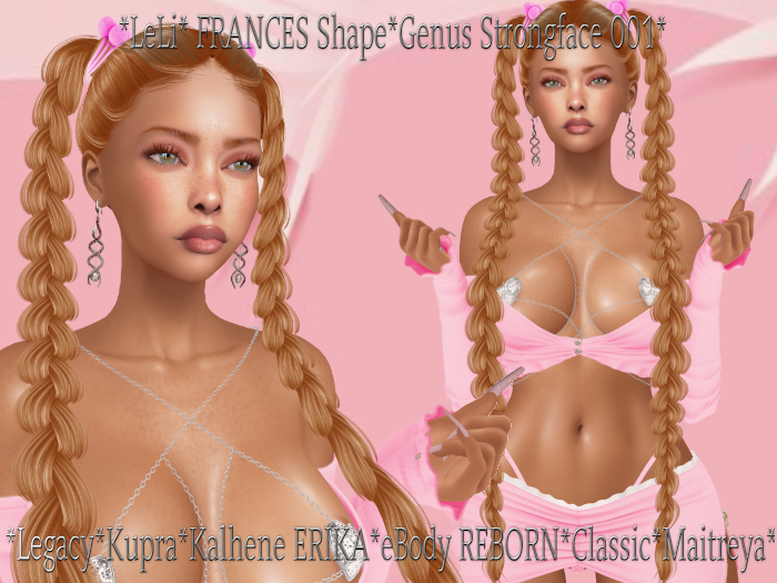 *LeLi*FRANCES Shape*Genus Head - Strong Face GIFT001*