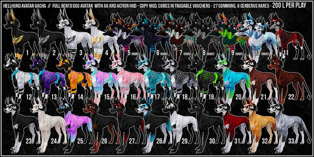 [M.O.R] hellhund : VOUCHER [WEAR ME] CERB MINT 7 RARE