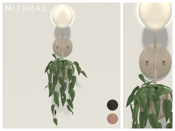 Mithral * Sconce Planter (Cebu Blue)