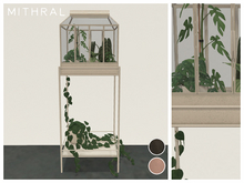 Mithral * Small Greenhouse + Stand (White)