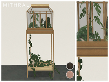 Mithral * Small Greenhouse + Stand (Gold)