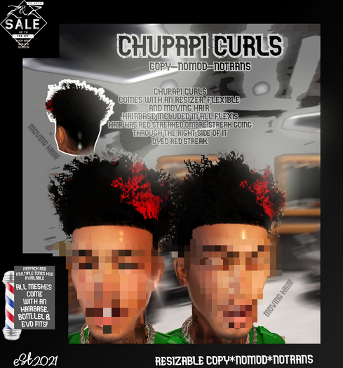  {DUALZZ} - CHUPAPI //Flexi curls