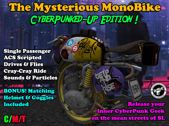 Mysterious MonoCyber Bike *open*
