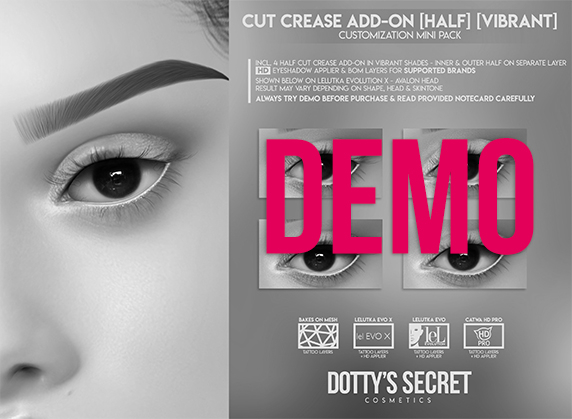 Dotty's Secret - Cut Crease Add-on[HALF][VIBRANT][DEMO]