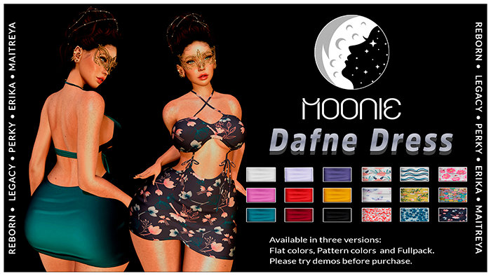 Moonie - Dafne Dress - Pattern Colors(Wear)
