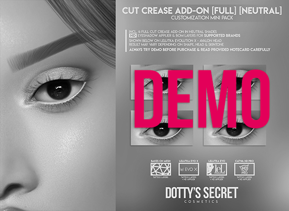 Dotty's Secret - Cut Crease Add-on[FULL][NEUTRAL][DEMO]