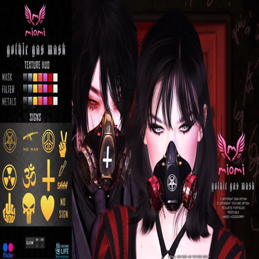 Miomi Creations - Gothic Gas Mask 