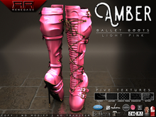 [Renegade] Amber Ballet Boots - Light Pink