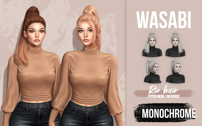 Wasabi // Rio Hair - Monochrome