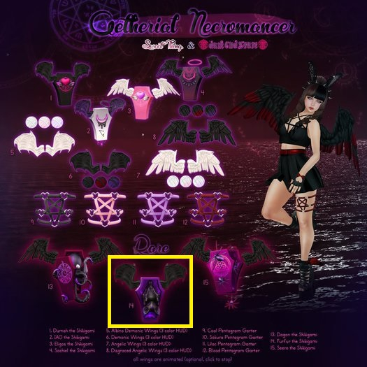 Sweet Thing. & darkendStare Furfur the Shikigami RARE