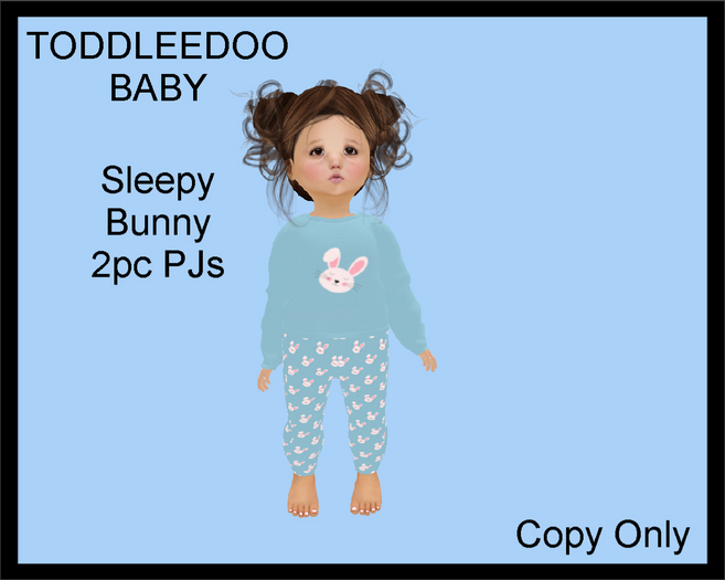 Steph-0-Bee's - Sleepy Bunny PJs (TD Baby)