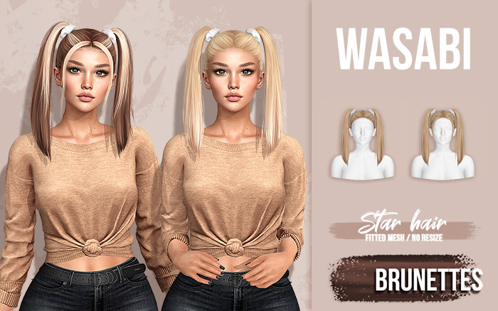 Wasabi // Star Hair - Brunettes