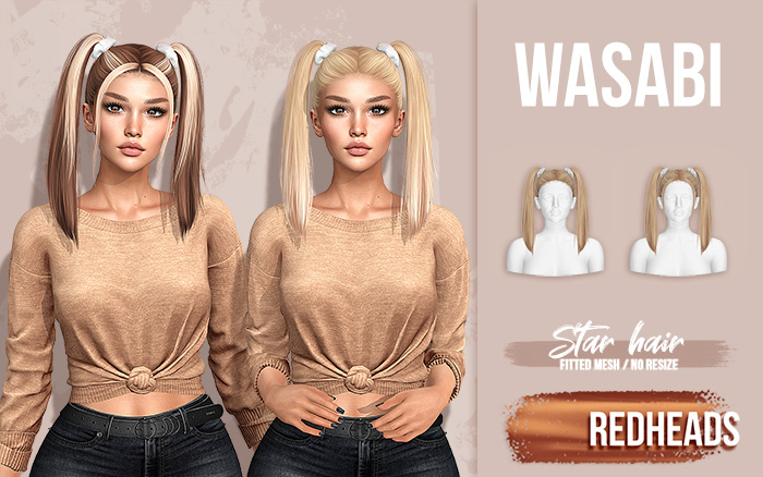 Wasabi // Star Hair - Redheads