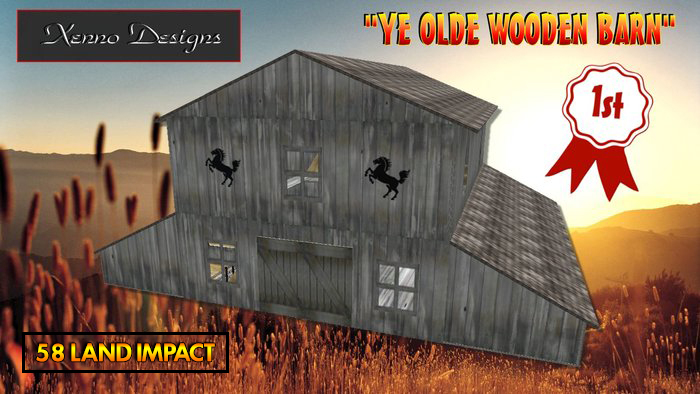 Amaretto "Ye Olde Wooden Barn" [58 Land Impact]