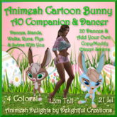 Animesh Cartoon Bunny, AO Companion & Dancer