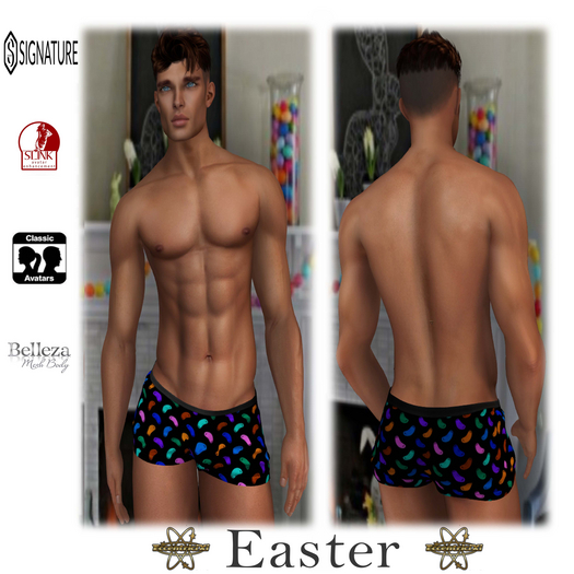 ~EccentriciXi~ Boxers Easter 2022 Black Beans