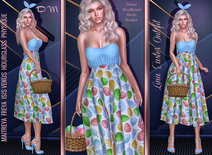 DM ~ Lina Easter Outfit Blue 