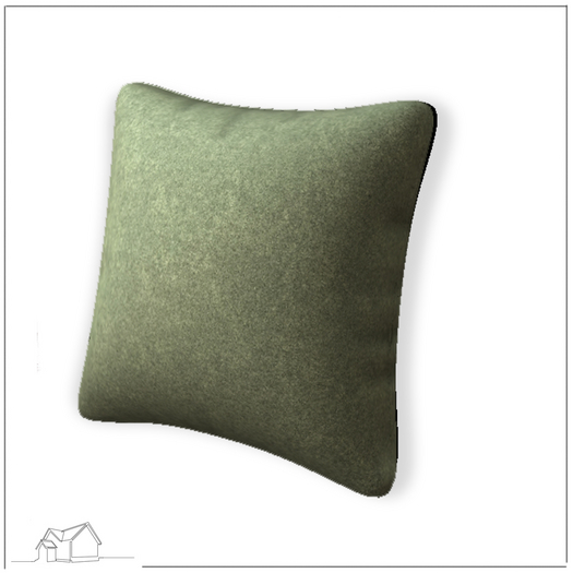 FARMHOUSE Velvet Throw Pillows - Moss