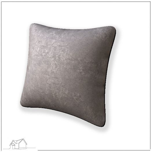 FARMHOUSE Velvet Throw Pillows - Cinder
