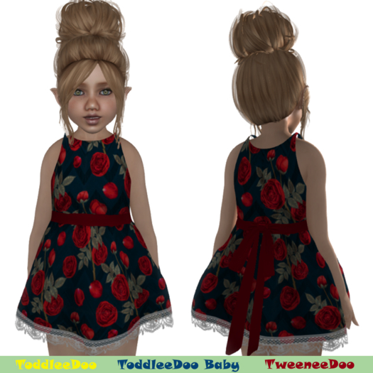 " Revna " 113 Red Roses ToddleeDoo - TweeneDoo Hud - Click to Receive