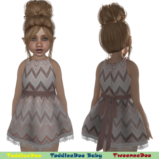 " Revna " 113 Soft Pink ToddleeDoo - TweeneeDoo Hud - Click to Receive