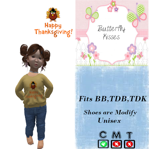 .:.BK.:.  Happy ThanksGiving Outfit Boxed
