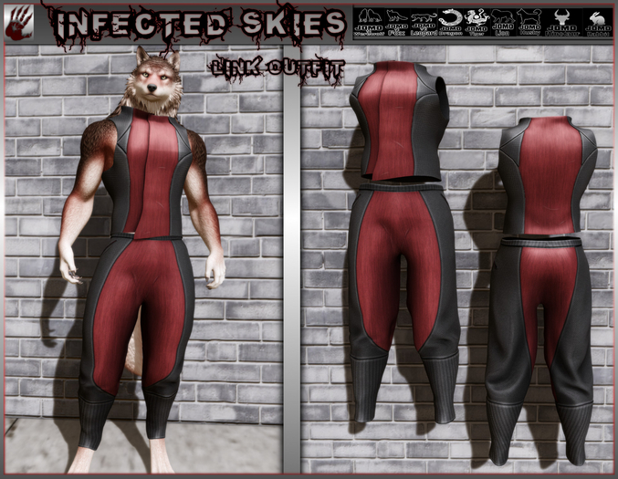 Link Outfit Furry Red 