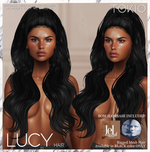 TOKIO Hair - LUCY Alpha Hair - Black