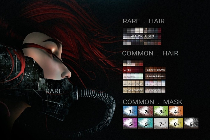 .Shi x Messiah : Hair / Unisex . RARE