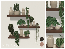 Mithral * Plant Shelf Trio (Dark)