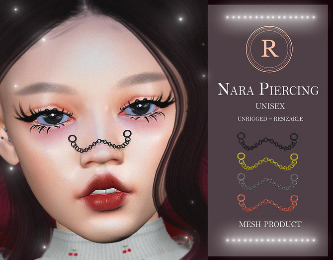 [ R U V A ] - Nara Piercing UNISEX 
