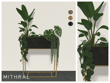 Mithral * Plant Box on Stand (Black)