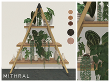 Mithral * Pyramid Plant Shelves (Gold)