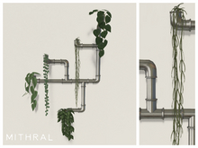 Mithral * Pipe Vine Display (Silver)