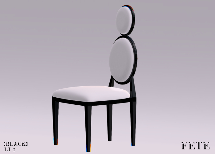 FETE- Demure Dining Chair (Black)