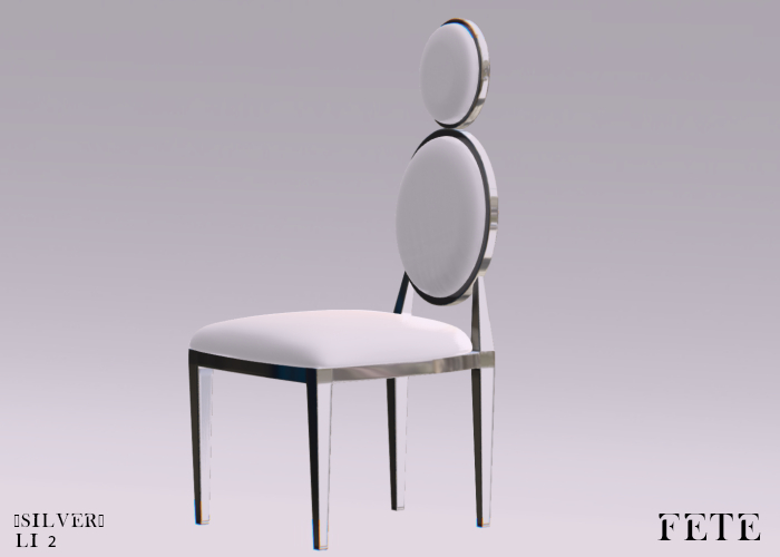 FETE- Demure Dining Chair (Silver)