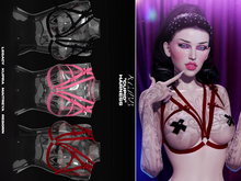 #KLUBB - "Cupid" Harness [Cherry]