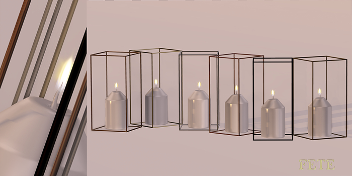 FETE- Prima Candle Holder FATPACK