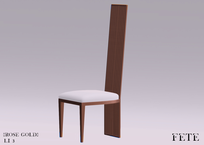 FETE- Prima Dining Chair (Rose Gold)
