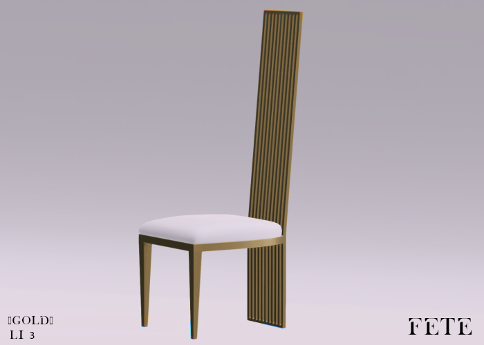 FETE- Prima Dining Chair (Gold)