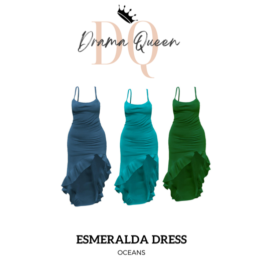 DQ Esmeralda Dress Oceans Pack
