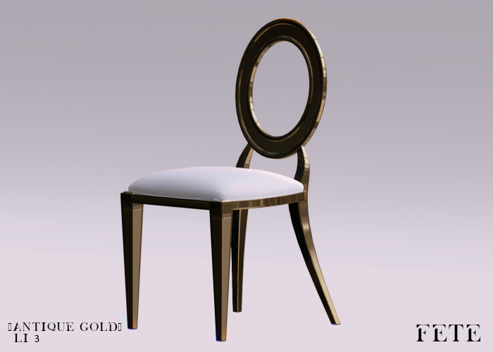 FETE- Luxor Chair V1 (Antique Gold)