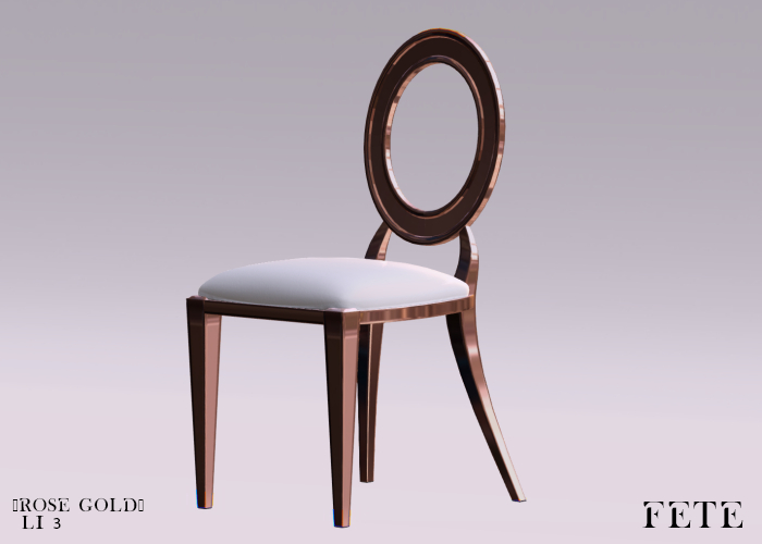 FETE- Luxor Chair V1 (Rose Gold)